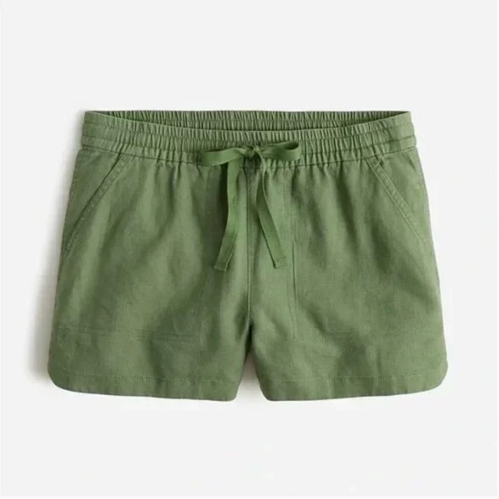 J. Crew Seaside Shorts Linen Blend
